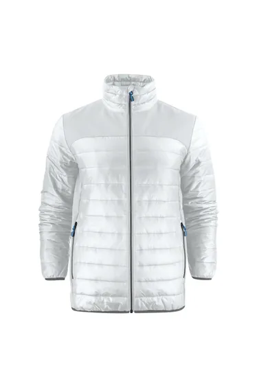 Printer Mens Expedition Padded Jacket - White