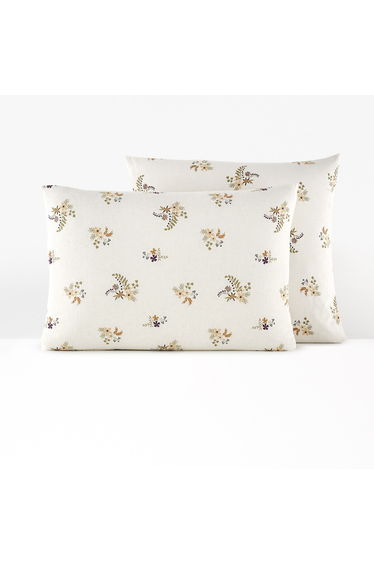 VÃ©ra Floral Cotton / Washed Linen Pillowcase