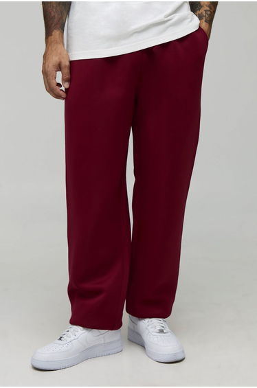 Oversized Fit Bonded Scuba Cuffed Joggers