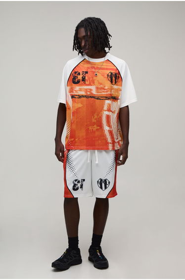 Afterlight Airtex Short Tracksuit - orange
