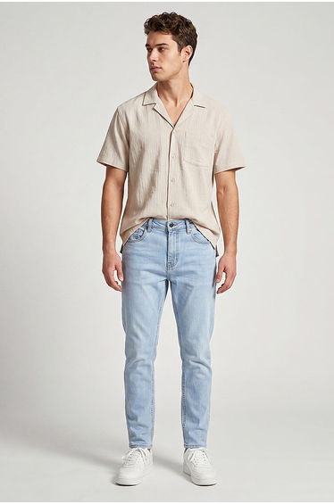 Straight Fit Stretch Jeans