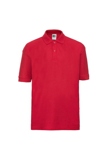Russell Childrens/Kids Polo Shirt - Bright Red