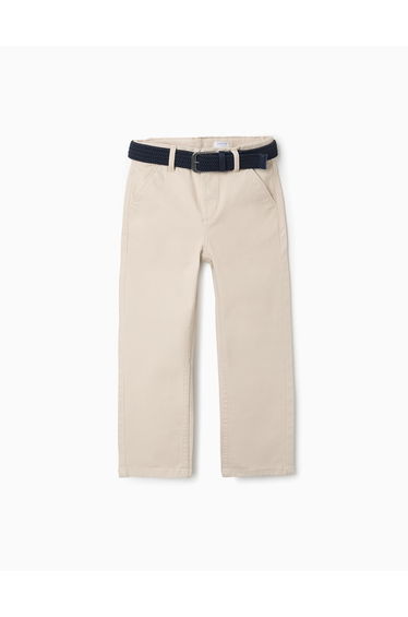 CHINO PANTS TWILL For BOY LIGHT BEIGE