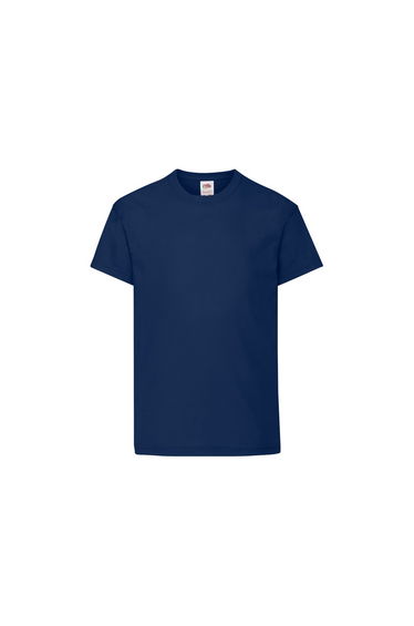 Fruit of the Loom Childrens/Kids Original T-Shirt - Navy Blue