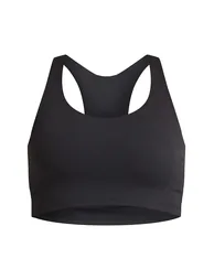 Black Sculpt Double Layer Padded Sports Bra - 4