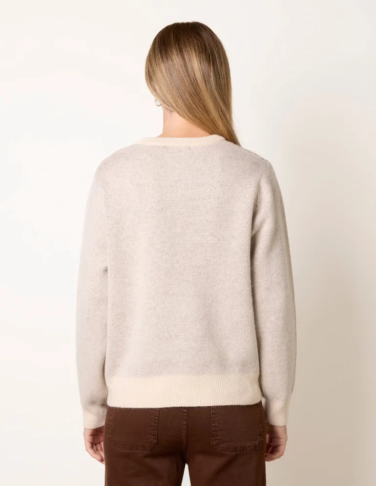 Knitted Round Neck Dog Jumper - 3