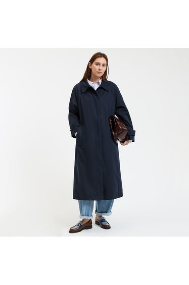 Signatures Maurice Oversize Trench Coat with Button Fastening