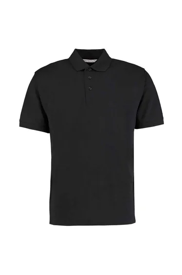 Kustom Kit Mens Klassic Piqué Polo Shirt - Black