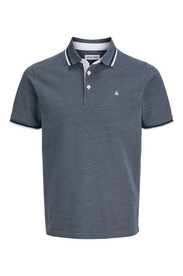Organic Cotton Pique Polo Shirt with Short Sleeves