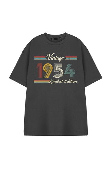 Show Me The Merch 1954 Vintage T-Shirt - Grey