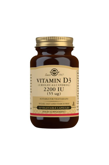 Solgar Vitamin D3 (Cholecalciferol) 2200 IU 55 µg)