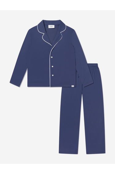 Calmm Kids Long Sleeve Nightwear in Navy