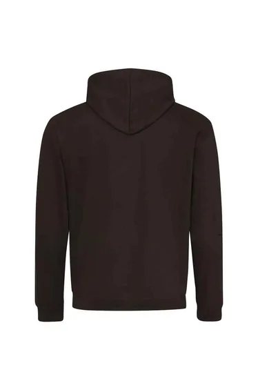 Awdis Womens/Ladies Varsity Hoodie - Jet Black/Purple