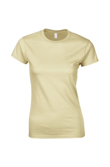 Gildan Ladies Soft Style Short Sleeve T-Shirt - Sand