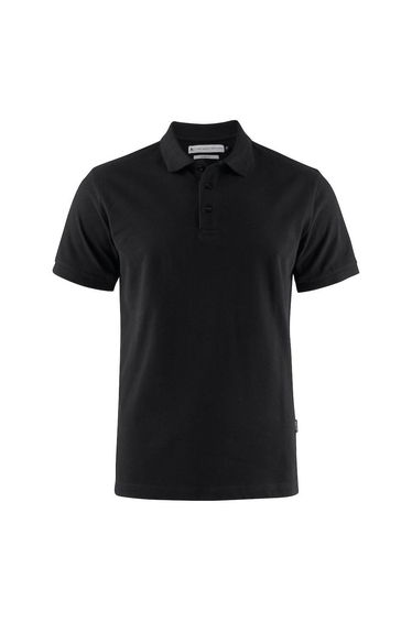 James Harvest Mens Neptune Modern Polo Shirt - Black