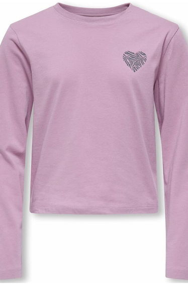 Long Sleeve T-Shirt with Chest Print