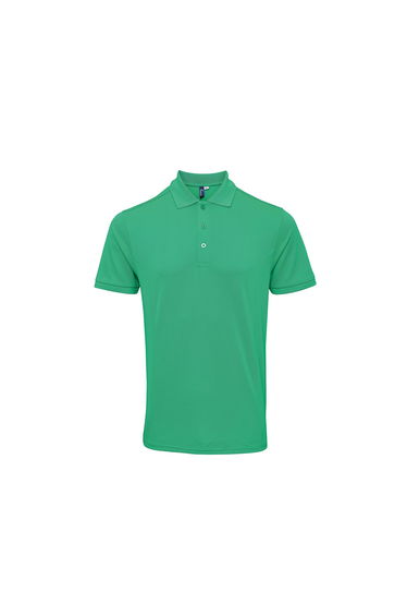 Premier Mens Coolchecker Plus Pique Polo With CoolPlus - Kelly