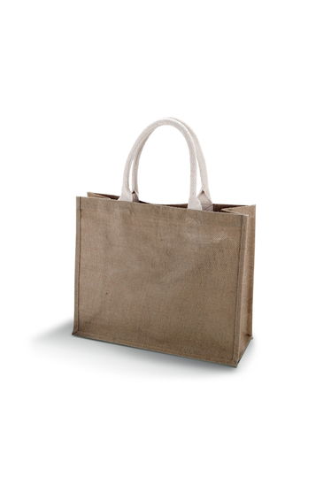 Kimood Womens/Ladies Jute Beach Bag - Cappuccino