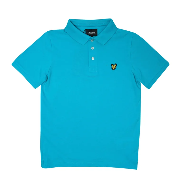 Boy's Lyle And Scott Classic Polo Shirt in Blue