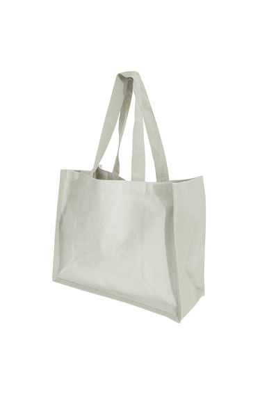 Westford Mill Printers Jute Cot Shopper Bag (21 Litres) (Pack of 2) - Natural