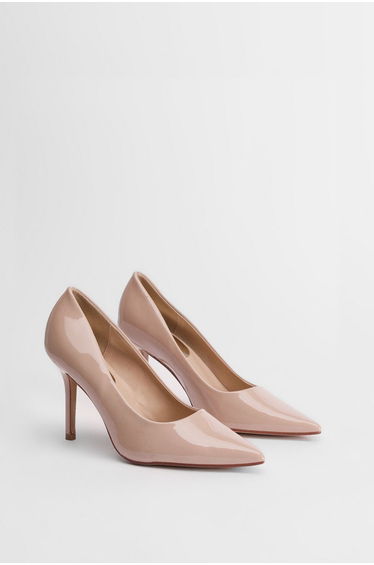 Sidnie Faux Leather Stiletto High Heeled Court Shoes