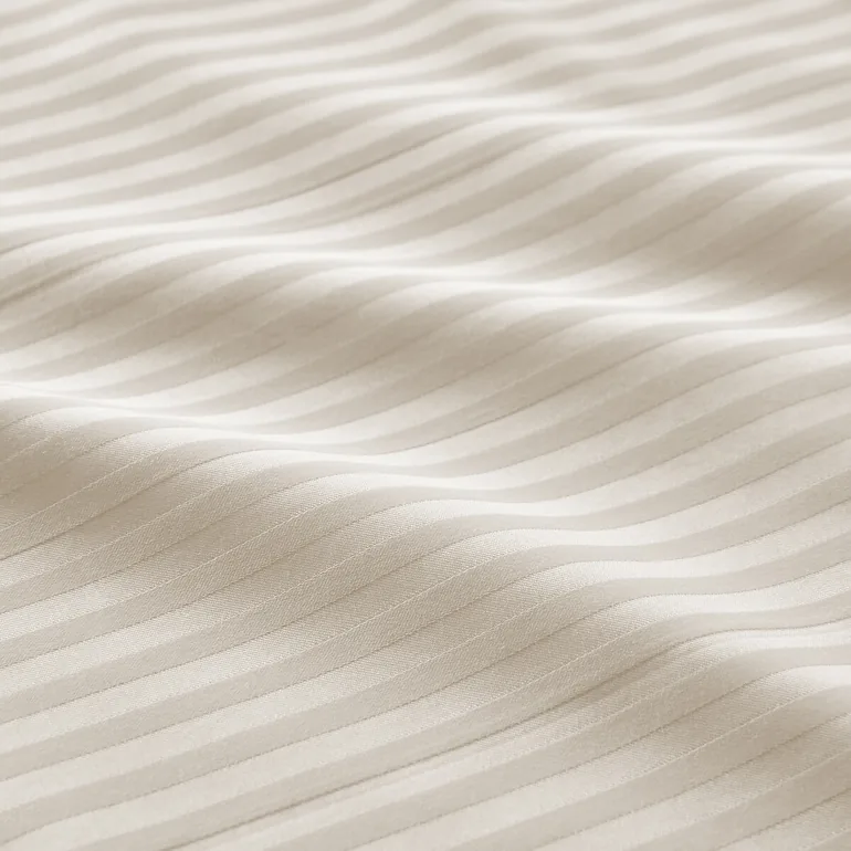 شرشف سرير قطن ساتين مخطط - 3