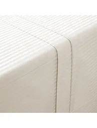 شرشف سرير قطن ساتين مخطط - 2