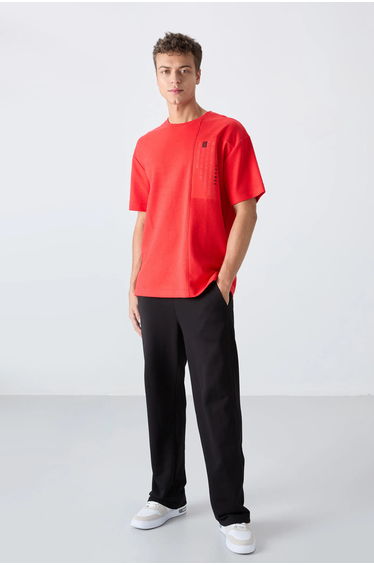 TOMMY Oversized Printed Crew Neck T-shirt
