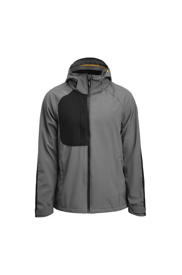 Jobman Mens Oxygen Soft Shell Jacket - Dark Grey/Black