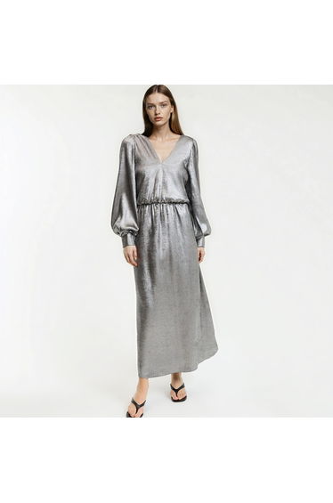 Full Maxi Dress with Long Sleeves