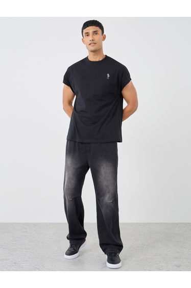 Minimal Print Minimal Cap Sleeve Tank