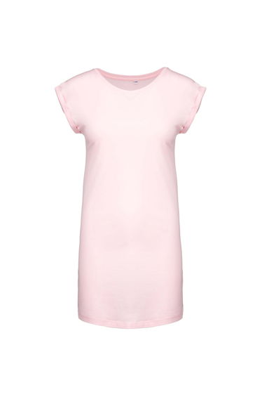 Kariban Womens/Ladies T-Shirt Dress - Pale Pink