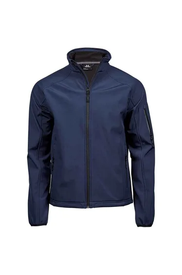Tee Jays Mens Lightweight Active Soft Shell Jacket - Navy