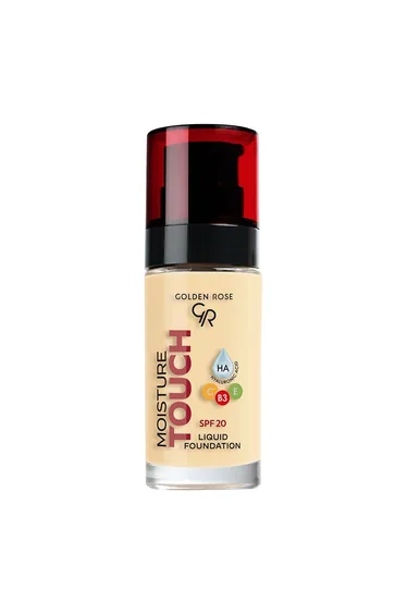 Golden Rose MOISTURE TOUCH LIQUID FOUNDATION SPF 20 NO:102