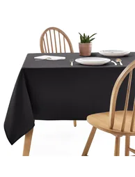 مفرش طاولة قطني مقاوم للبقع - 1