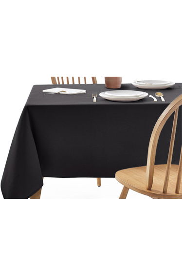 SCENARIO Stain Resistant Twill Cotton Tablecloth