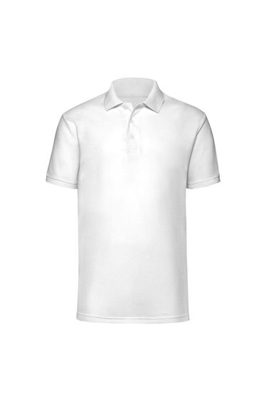Jerzees Colours Mens Ultimate Cotton Short Sleeve Polo Shirt - White