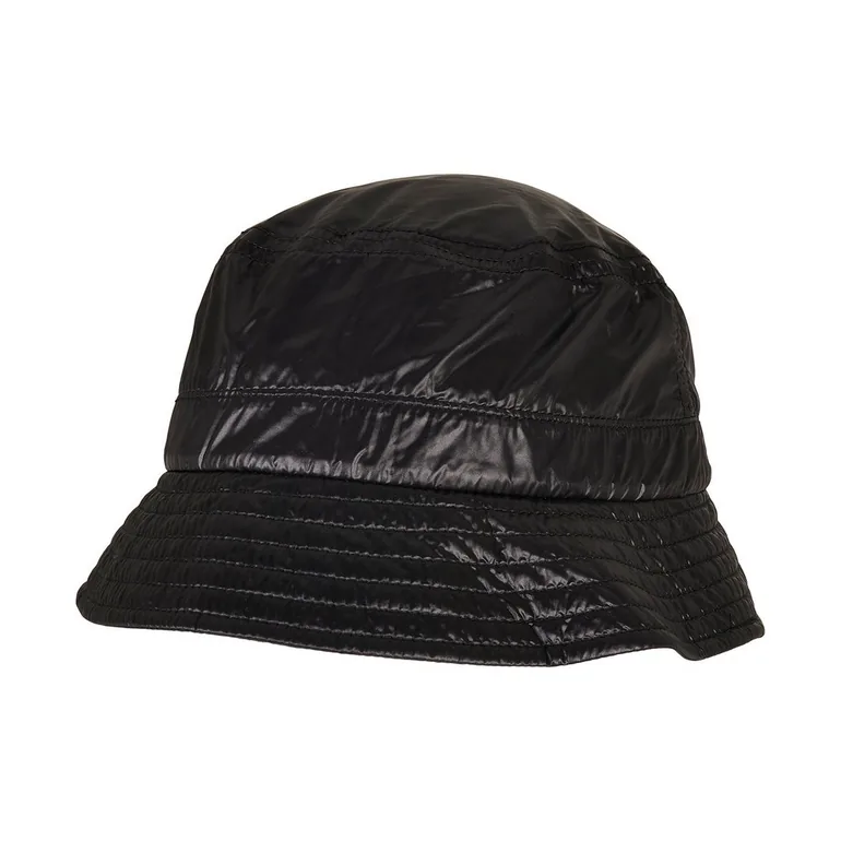 Yupoong Unisex Adult Flexfit Nylon Bucket Hat - Black