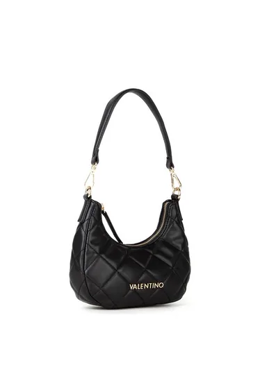 Valentino Ocarina Shoulder Hobo Bag Black