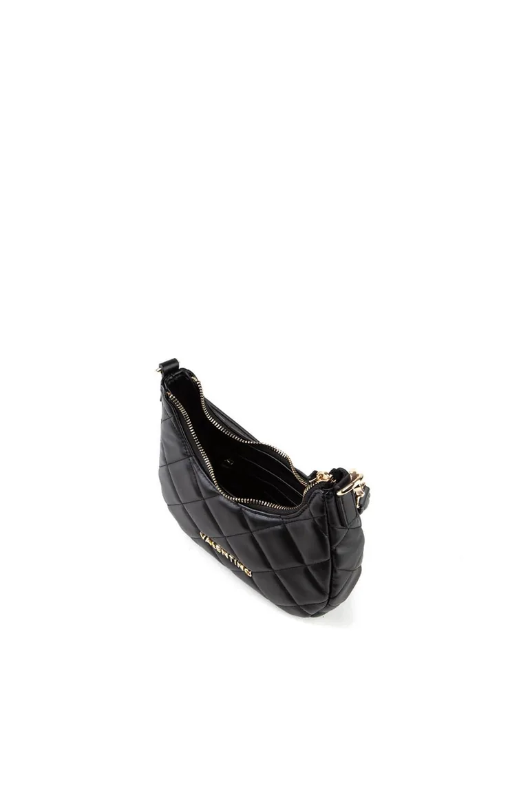 Valentino Ocarina Shoulder Hobo Bag Black - 1