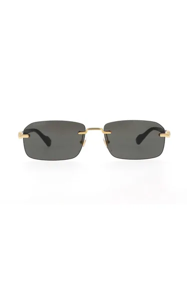 Rectangular Sunglasses in Metal