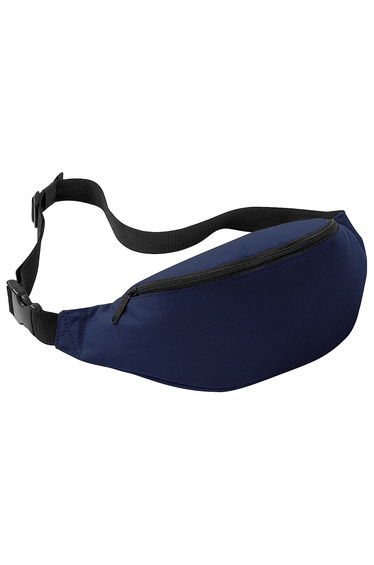 Bagbase Adjustable Belt Bag (2.5 Litres) (Pack of 2) - French Navy