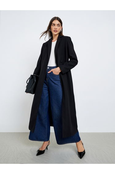 Regular Fit Maxi Wool Coat