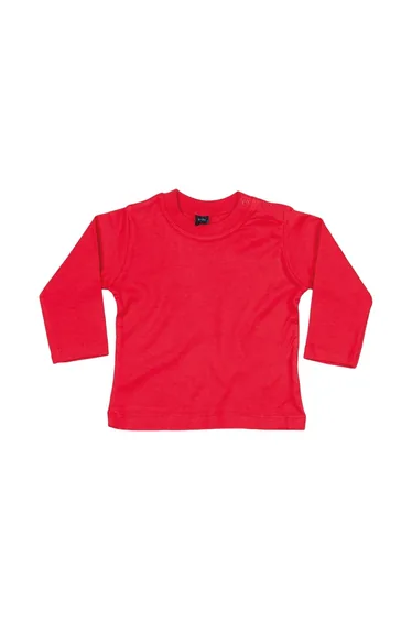 تيشيرت أطفال سادة بأكمام طويلة