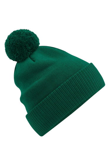 Beechfield Unisex Adult Snowstar Organic Cotton Beanie - Bottle Green