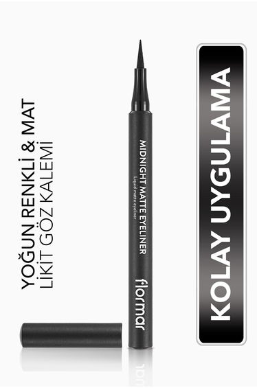 Matte Liquid Pen Eyeliner (BLACK) - Midnight Matte Eyeliner - 001 Black