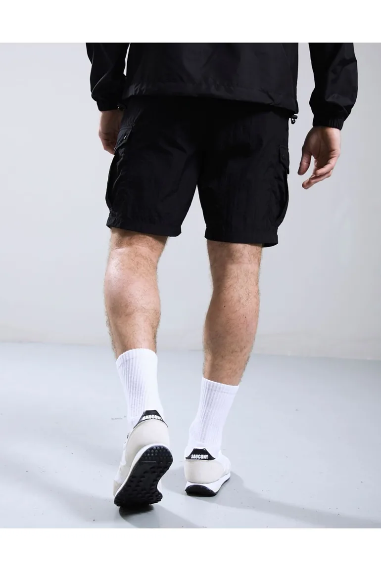 شورت برمودا أسود بقصة مستقيمة - 1