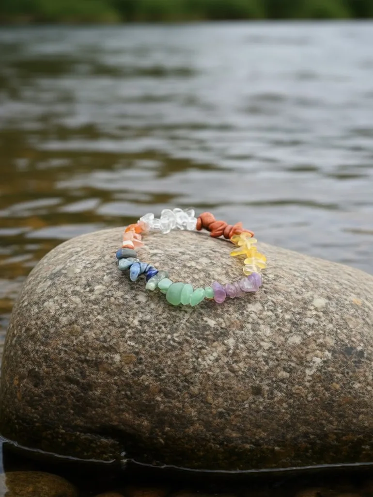 Chakra Healing Crystal Gemstone Bracelet - 3