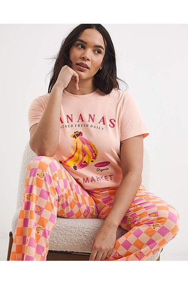 Simply Be Banana PJ Set