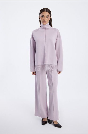 Women Wide Leg Elastic Waist Pants